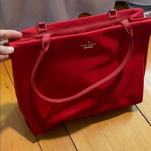 Kate Spade Red Nylon Phoebe Purse